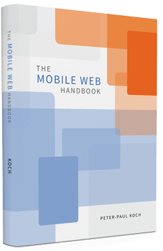 Cover of the Mobile Web Handbook